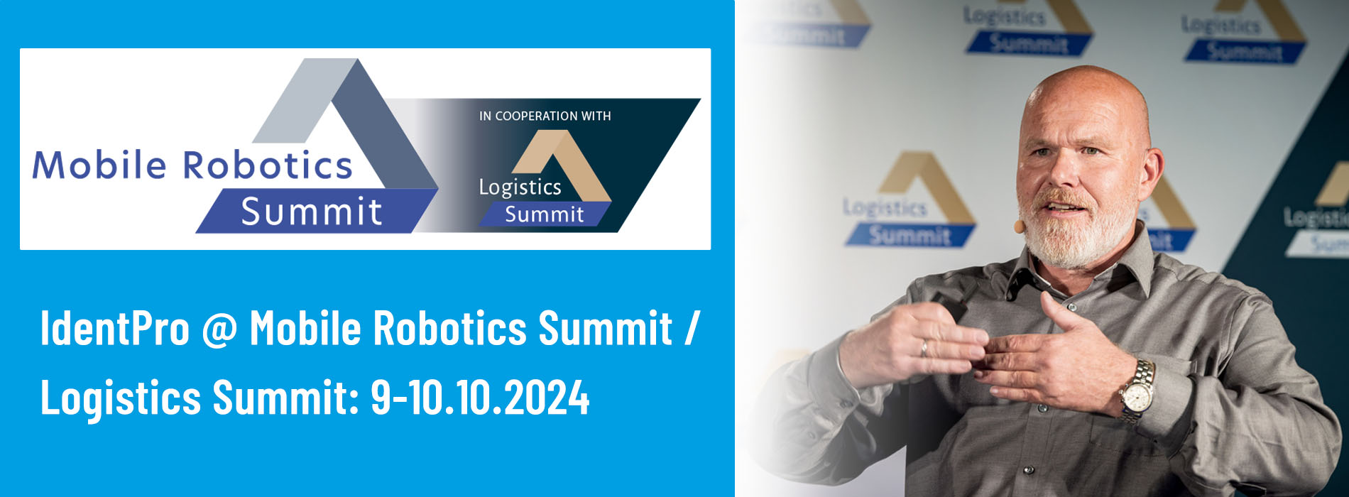 IdentPro at the Mobile Robotics Summit / Logistics Summit